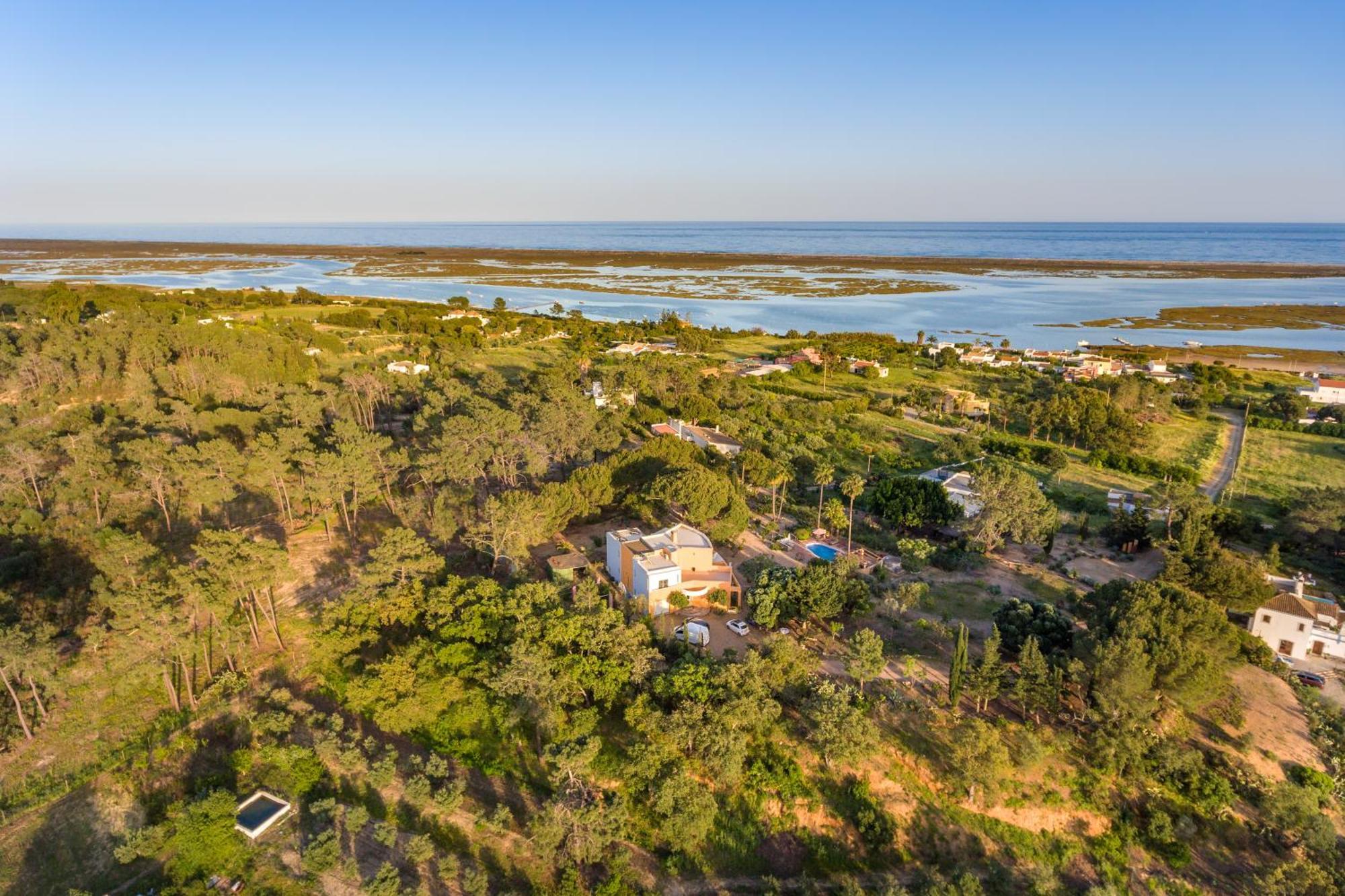 Meia Lua - Your Private Artsy Paradise Overlooking The Ria Formosa With Pool And Sea Views Near Barril Beach, Tavira Luz de Tavira Bagian luar foto