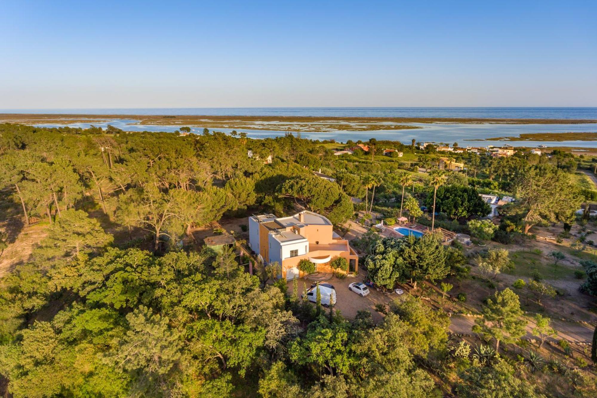 Meia Lua - Your Private Artsy Paradise Overlooking The Ria Formosa With Pool And Sea Views Near Barril Beach, Tavira Luz de Tavira Bagian luar foto